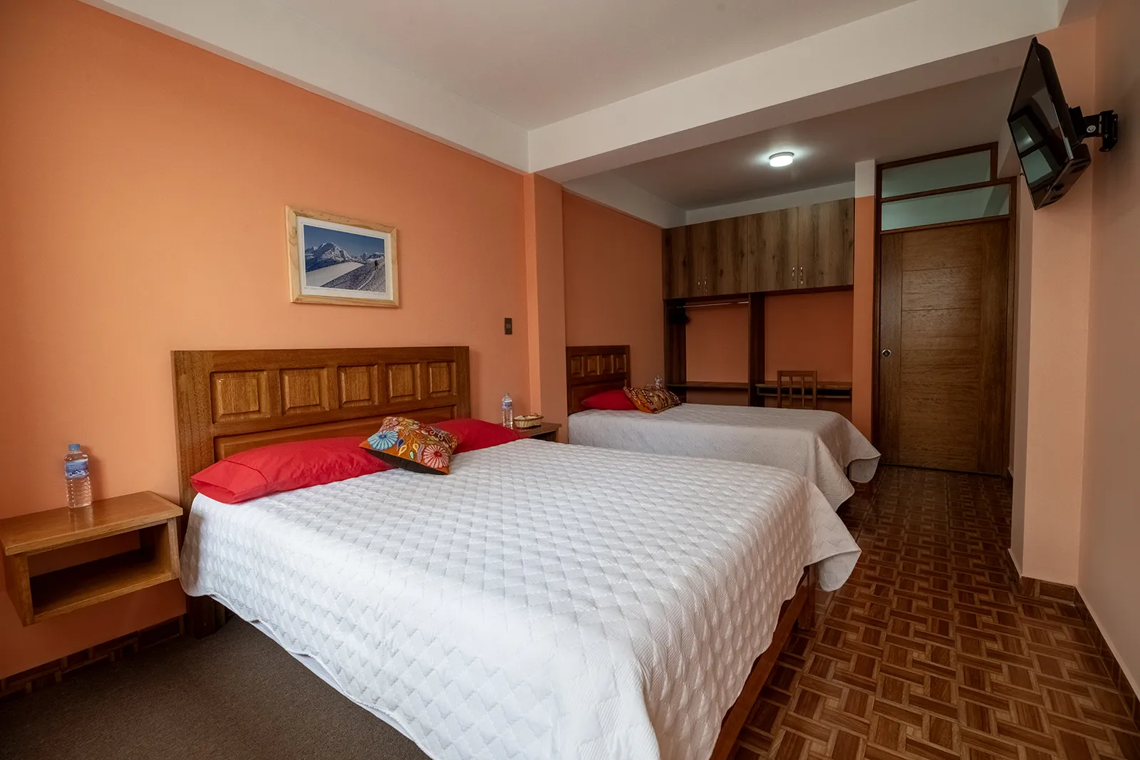 Habitacion triple familiar Hotel La Chacana Huaraz